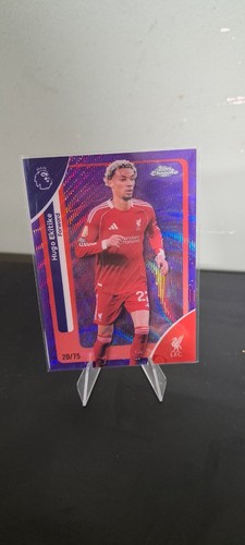 Hugo Ekitike 2026 Topps Chrome 20/75