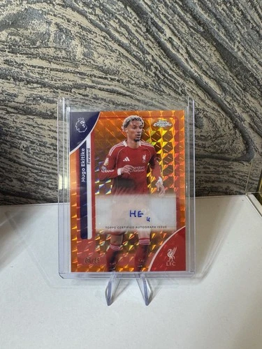 Hugo Ekitike 2025 Topps Chrome /25