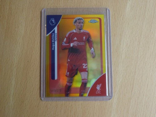Hugo Ekitike 2025 Topps Chrome 40/275