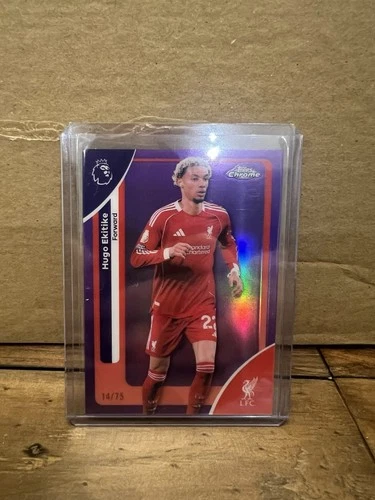 Hugo Ekitike 2022 Topps Chrome /75