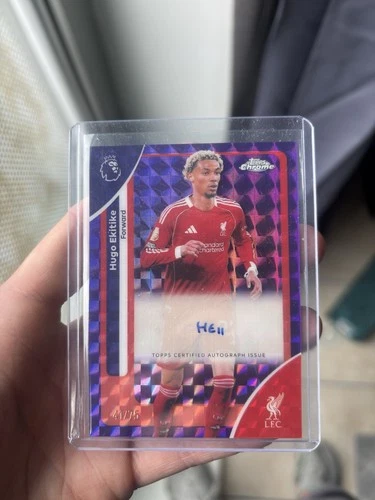 Hugo Ekitike 2025 Topps Chrome /75