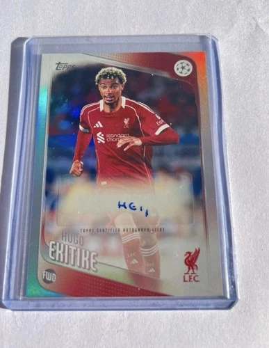 Hugo Ekitike 2025 Topps Chrome