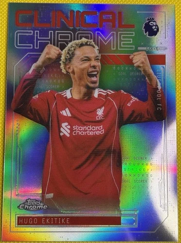 Hugo Ekitike 2025 Topps Chrome