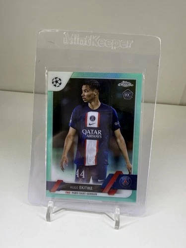 Hugo Ekitike 2023 Topps Chrome Aqua /199