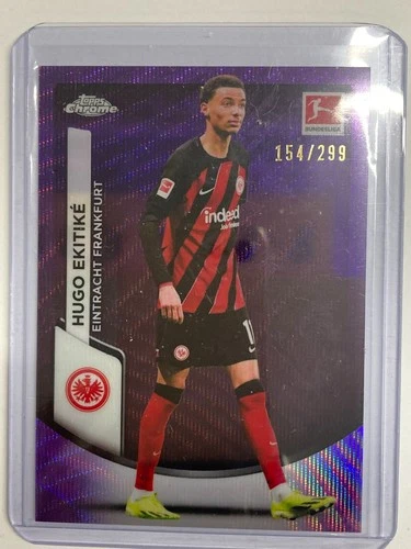 Hugo Ekitike 2025 Topps Chrome Bundesliga /299