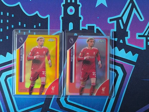 Hugo Ekitike 2026 Topps Chrome EPL Gold Refractor /275