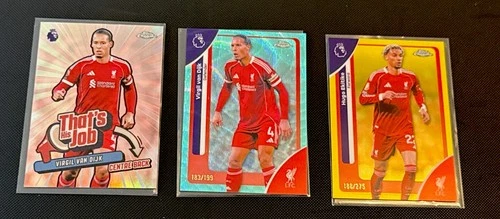 Hugo Ekitike 2025 Topps Chrome Gold /275