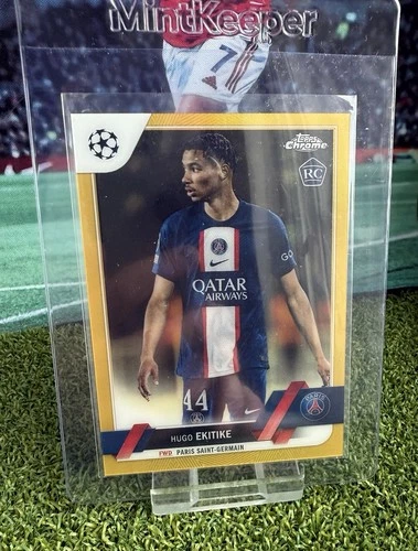Hugo Ekitike 2022 Topps Chrome Gold /50