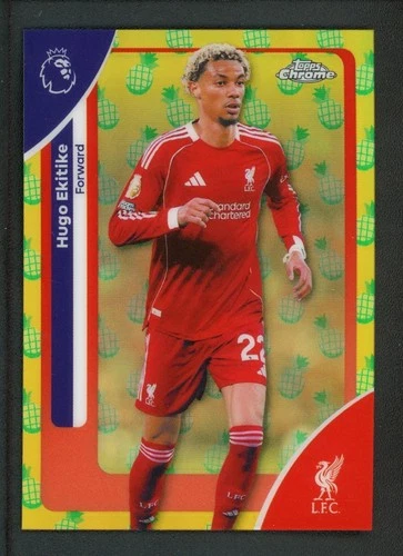 Hugo Ekitike 2026 Topps Chrome Pineapple