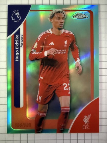 Hugo Ekitike 2026 Topps Chrome Premier League /199