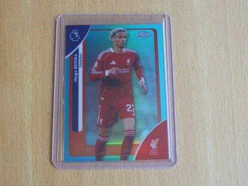 Hugo Ekitike 2025 Topps Chrome Premier League /299