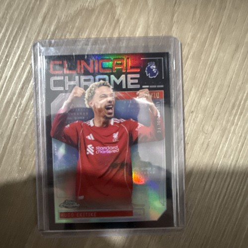 Hugo Ekitike 2026 Topps Chrome Premier League Black /10