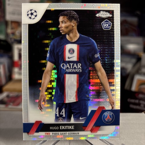 Hugo Ekitike 2022 Topps Chrome Pulsar Refractor