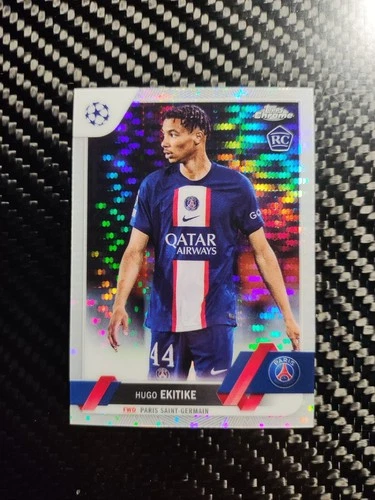 Hugo Ekitike 2023 Topps Chrome Pursar Refractor #125