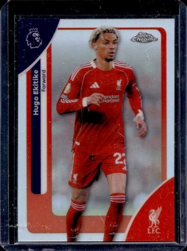 Hugo Ekitike 2026 Topps Chrome Refractor #120