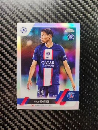 Hugo Ekitike 2023 Topps Chrome Refractor