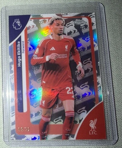Hugo Ekitike 2026 Topps Chrome Retrofractor /92