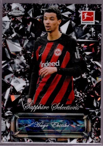 Hugo Ekitike 2023 Topps Chrome Sapphire /10
