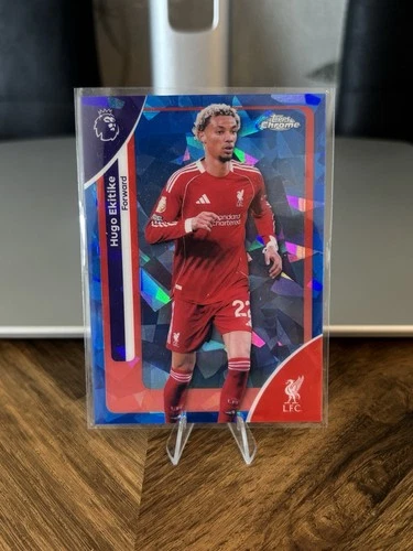 Hugo Ekitike 2025 Topps Chrome Sapphire