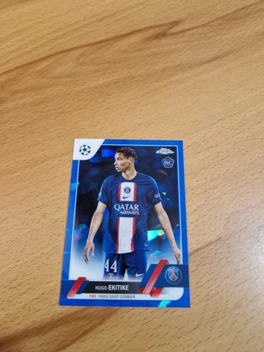 Hugo Ekitike 2022 Topps Chrome Sapphire