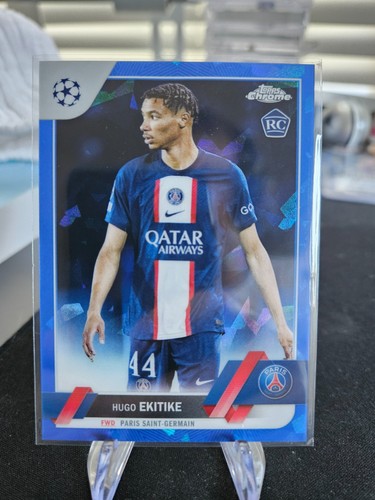 Hugo Ekitike 2022 Topps Chrome Sapphire