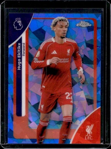 Hugo Ekitike 2026 Topps Chrome Sapphire