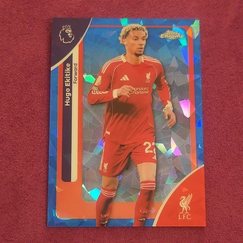 Hugo Ekitike 2026 Topps Chrome Sapphire