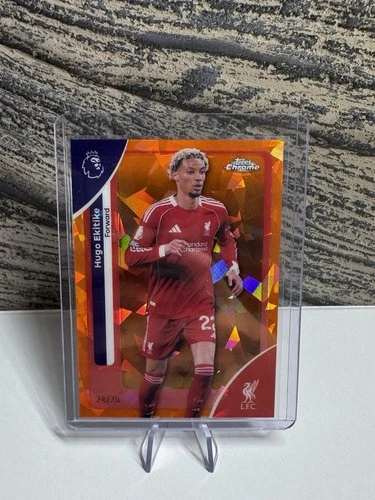 Hugo Ekitike 2024 Topps Chrome Sapphire Edition /25