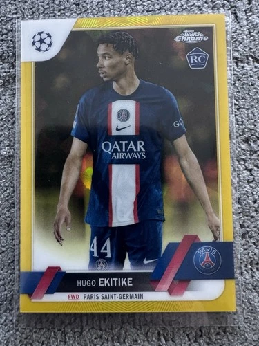 Hugo Ekitike 2023 Topps Chrome Sapphire Gold /99