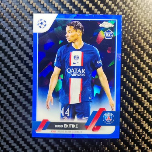 Hugo Ekitike 2022 Topps Chrome Sapphire Refractor