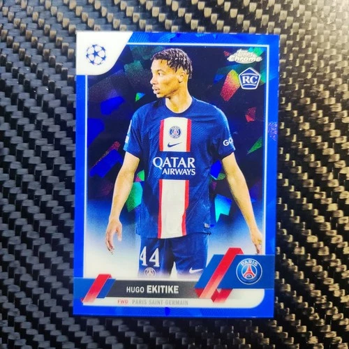Hugo Ekitike 2023 Topps Chrome Sapphire Refractor