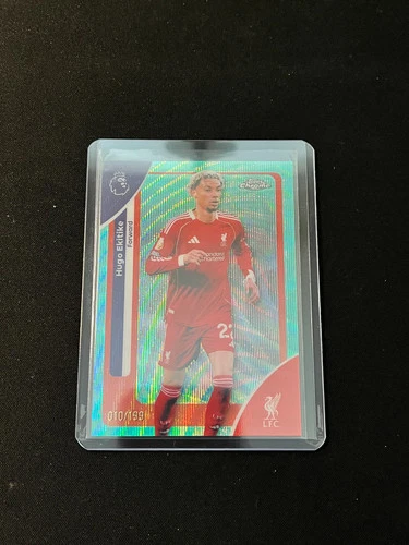 Hugo Ekitike 2026 Topps Chrome Teal Wave /199
