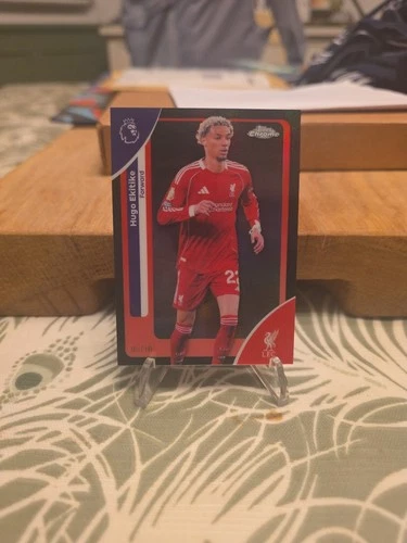 Hugo Ekitike 2026 Topps Chrome True Black /10