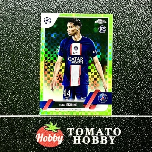 Hugo Ekitike 2022 Topps Chrome Verde X-Fractor /399