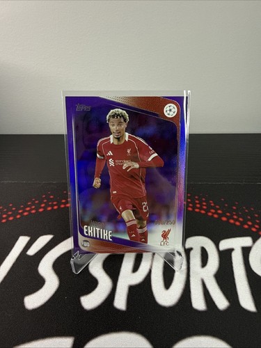 Hugo Ekitike 2025 Topps Competiciones de Clubes UEFA Purple /250