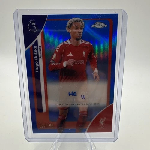 Hugo Ekitike 2025 Topps Cromo Blue /150