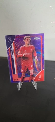 Hugo Ekitike 2026 Topps Cromo Premier League 20/75