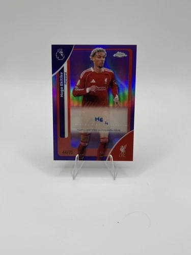 Hugo Ekitike 2026 Topps Cromo Premier League /75