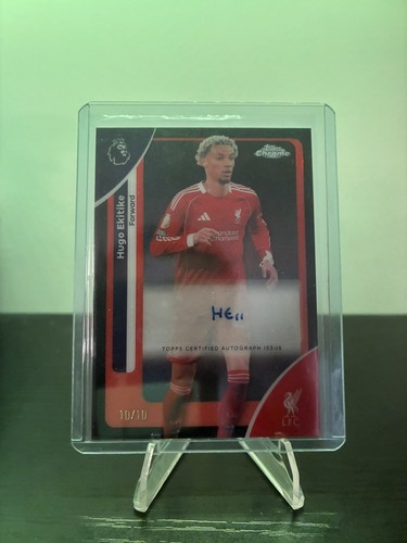 Hugo Ekitike 2025 Topps Cromo Premier League Negro /10