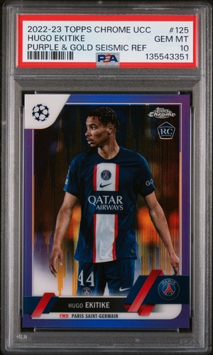 Hugo Ekitike 2022 Topps Cromo UEFA Club Competiciones