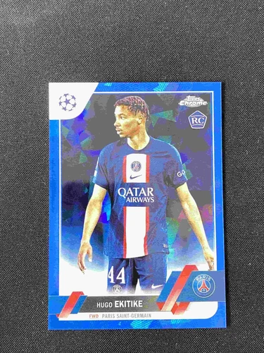 Hugo Ekitike 2023 Topps Cromo Zafiro UEFA Sapphire