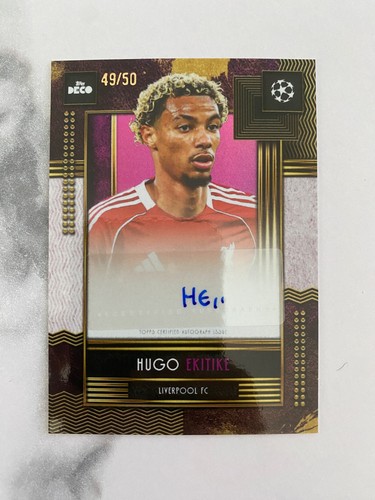 Hugo Ekitike 2025 Topps Deco /50