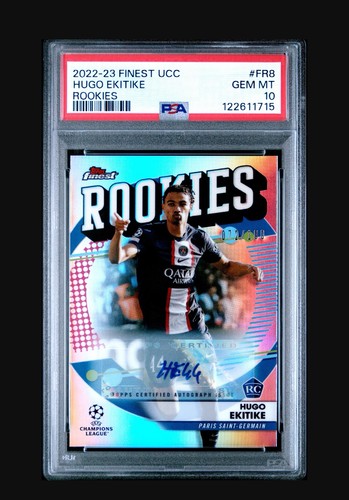Hugo Ekitike 2023 Topps Finest /100