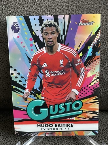 Hugo Ekitike 2025 Topps Finest