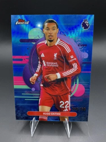 Hugo Ekitike 2025 Topps Finest /150