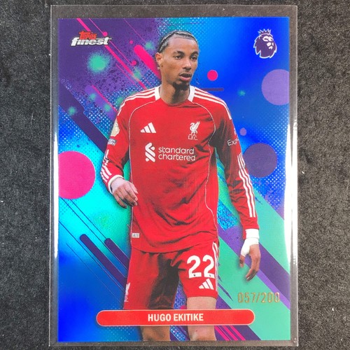 Hugo Ekitike 2026 Topps Finest Blue /200