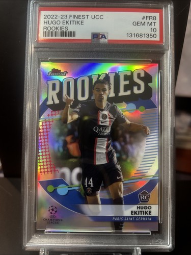 Hugo Ekitike 2022 Topps Finest Refractor