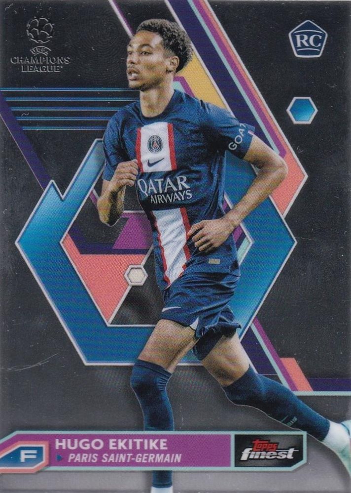 Hugo Ekitike 2022 Topps Finest UEFA 16