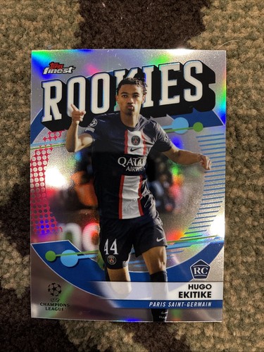 Hugo Ekitike 2023 Topps Finest UEFA Refractor