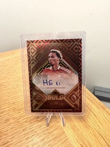 Hugo Ekitike 2025 Topps Gold Premier League Gold /25